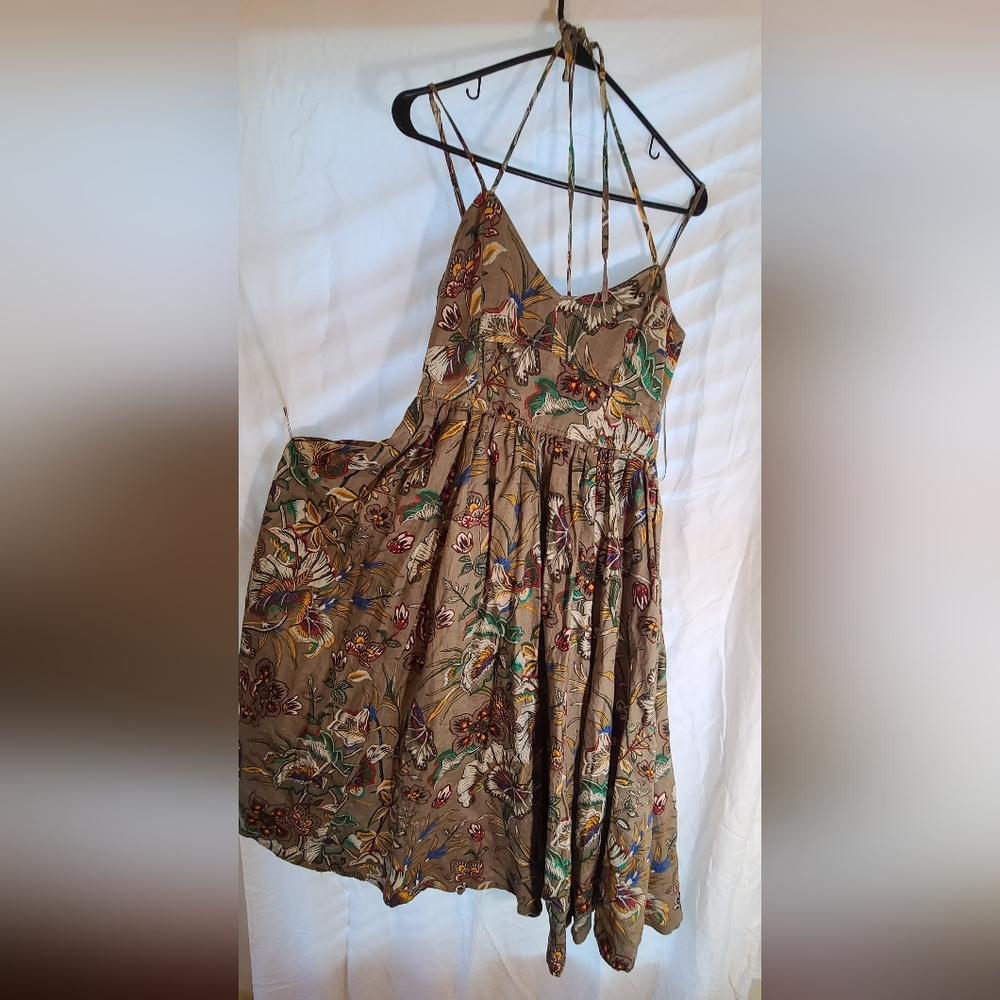 Banana Republic midi floral print dress